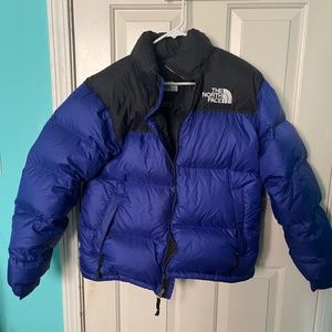 Aztec Blue The North Face retro 1996 nuptse puffer jacket 700 down